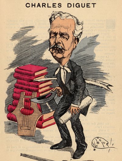 Okładka The Men of Today, numer 393, ilustracja Manuel Luque (1854-1919): Literatura, Lyre - Diget Charles (1836-1909) autorstwa Manuel Luque