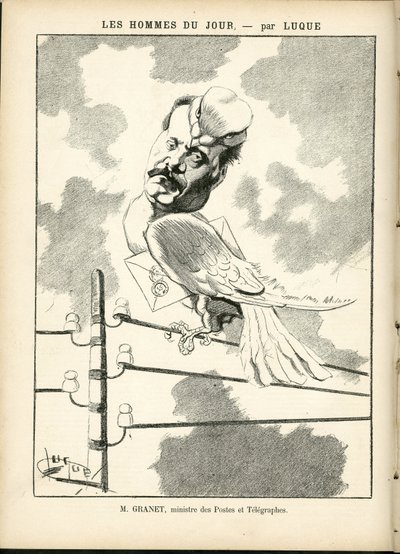 Ilustracja Manuela Luque (1854-1919) w La Caricature (1880) autorstwa Manuel Luque