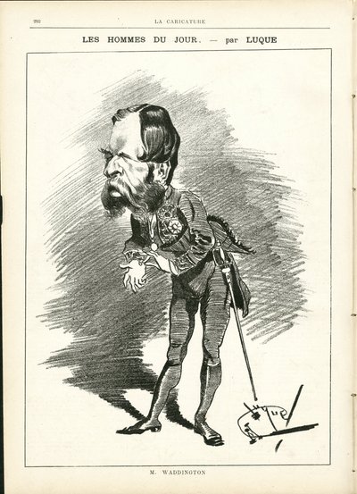Ilustracja Manuela Luque (1854-1919) w La Caricature (1880) autorstwa Manuel Luque