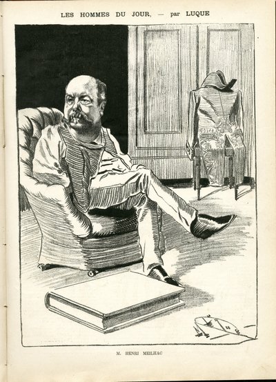 Ilustracja Manuela Luque (1854-1919) w La Caricature (1880) autorstwa Manuel Luque