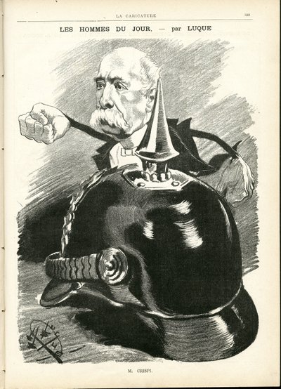 Ilustracja Manuela Luque (1854-1919) w La Caricature (1880) autorstwa Manuel Luque