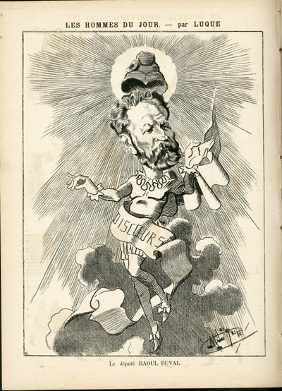 Ilustracja Manuela Luque (1854-1919) w La Caricature (1880) autorstwa Manuel Luque