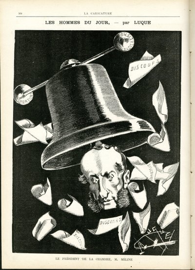 Ilustracja Manuela Luque (1854-1919) w La Caricature (1880) autorstwa Manuel Luque