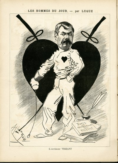 Ilustracja Manuela Luque (1854-1919) w La Caricature (1880) autorstwa Manuel Luque