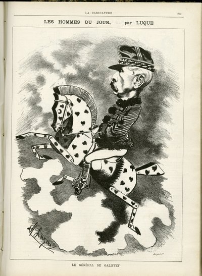 Ilustracja Manuela Luque (1854-1919) w La Caricature (1880) autorstwa Manuel Luque