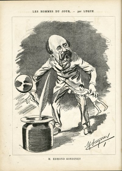 Ilustracja Manuela Luque (1854-1919) w La Caricature (1880) autorstwa Manuel Luque