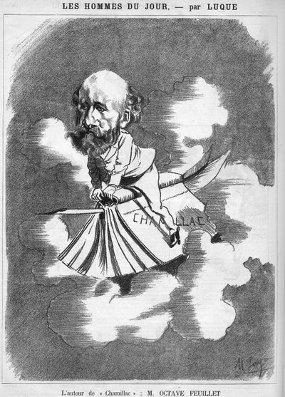 Octave Feuillet (1821-1890) francuski pisarz. autorstwa Manuel Luque