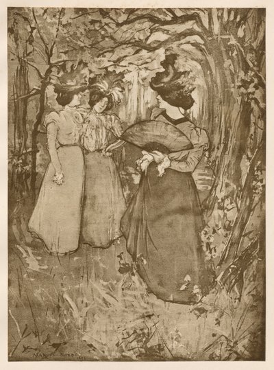 Menuet dAutomne, 1898. autorstwa Manuel Robbe