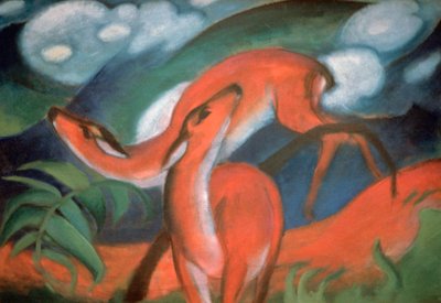„Jeleń II”, 1912 r. autorstwa Franz Marc