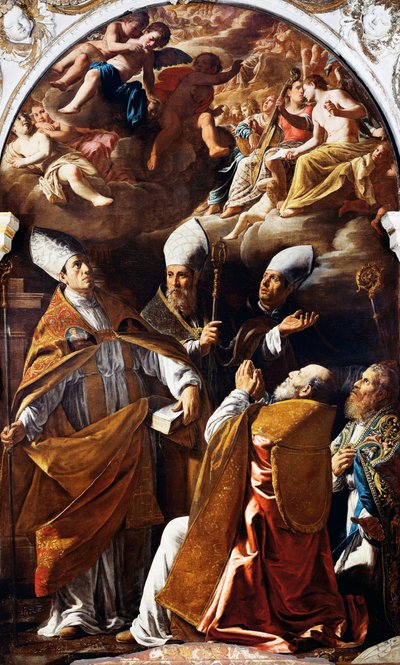 Pięciu biskupów męczenników autorstwa Marcantonio Bassetti