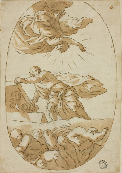 Zmartwychwstanie zmarłych autorstwa Marcantonio Bassetti