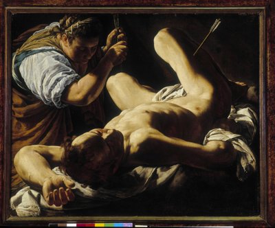 San Sebastian uzdrawia przez Irene autorstwa Marcantonio Bassetti