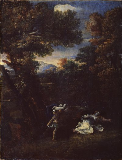 Cephalus i Procris autorstwa Marcantonio Franceschini
