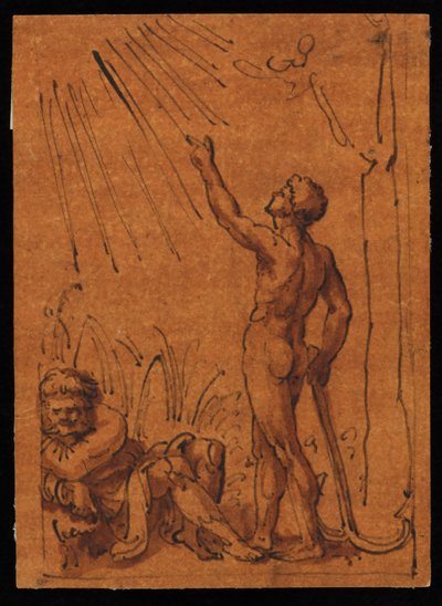 Alegoria słońca i ziemi autorstwa Marcantonio Raimondi