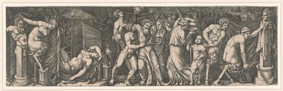 Bachanalia, ok. 1510-1511. autorstwa Marcantonio Raimondi