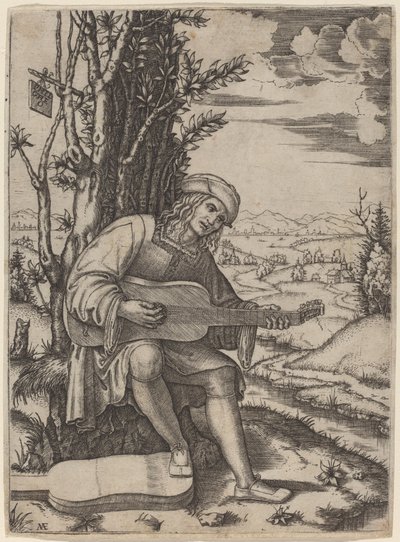 Giovanni Filoteo Achillini autorstwa Marcantonio Raimondi