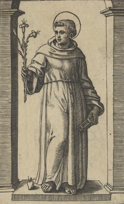 Św. 1500-1527. autorstwa Marcantonio Raimondi