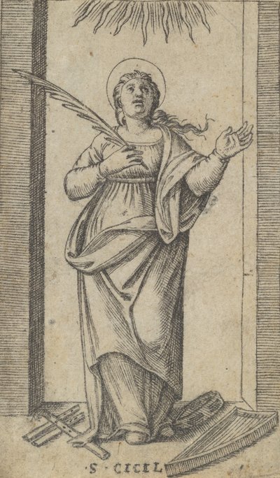 św. 1500-1527. autorstwa Marcantonio Raimondi