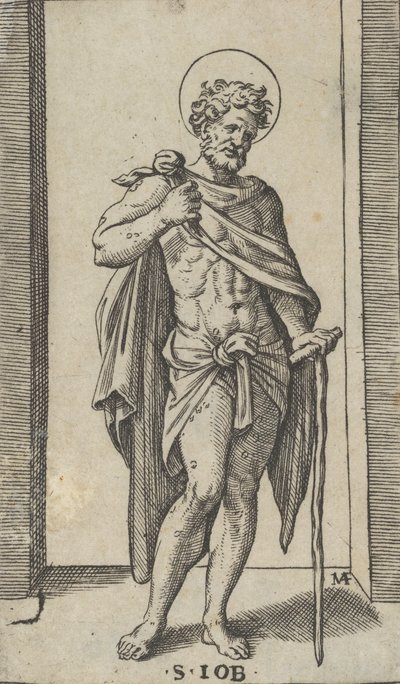 Św. 1..., ca. 1500-1527. autorstwa Marcantonio Raimondi