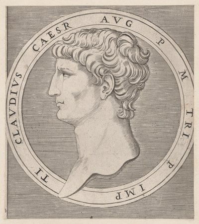 Speculum Romanae Magnificentiae: Claudius, from The Twelve Caesars, ca. 1500-1534., ca. 1500-1534.    1140097   pl       polish Successfully Translated  Original: Temple of Pola in Istria, plate 21 from Some Views of Triumphal Arches and other monuments Tr autorstwa Marcantonio Raimondi