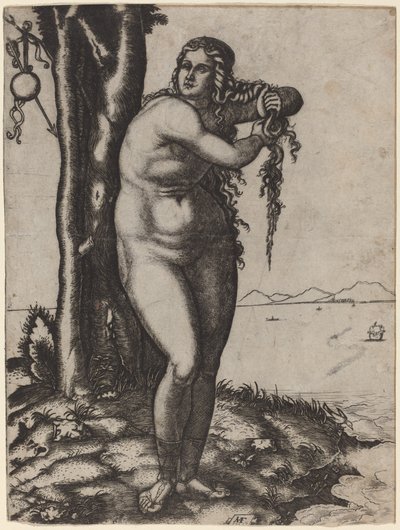 Narodziny Wenus autorstwa Marcantonio Raimondi