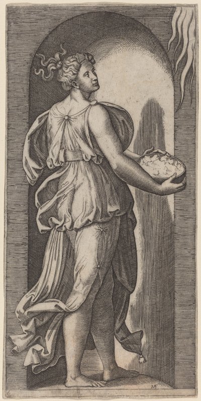 Nadzieja autorstwa Marcantonio Raimondi after Raphael