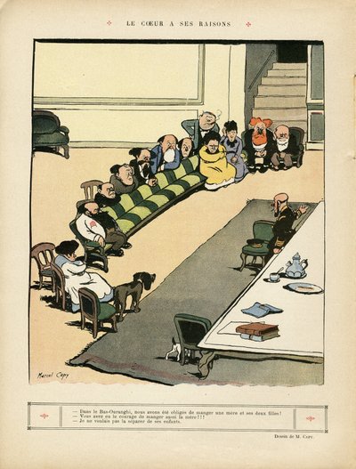 Ilustracja Marcela Capy (1865-1941) w Le Rire autorstwa Marcel Amable O.L. Capy