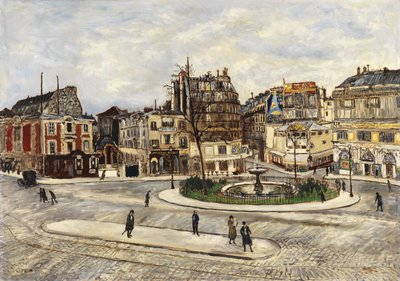 Plac Pigalle, ok. 1924 autorstwa Marcel Leprin