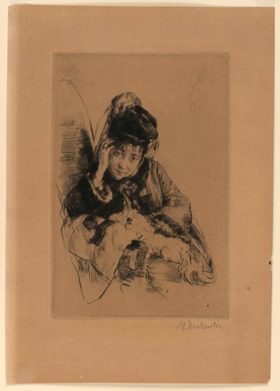 Madame Desboutin autorstwa Marcellin Desboutin