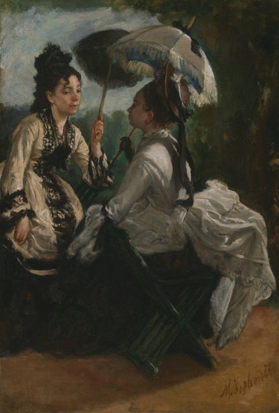 Rozmowa, 187579. autorstwa Marcellin Desboutin