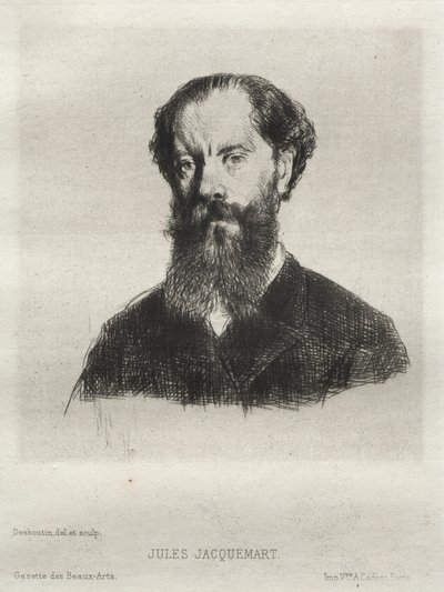 Jules Jacquemart, 1876. autorstwa Marcellin Gilbert Desboutin