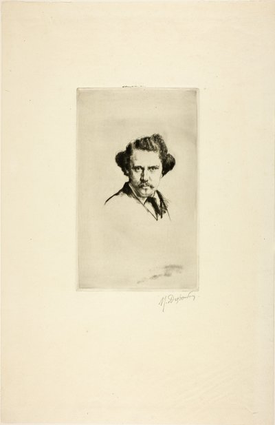 Portret Alfreda Cadarta, 1875 autorstwa Marcellin Gilbert Desboutin