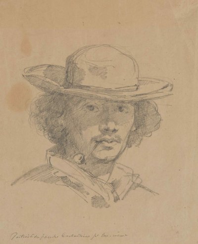 Autoportret. autorstwa Marcellin Gilbert Desboutin