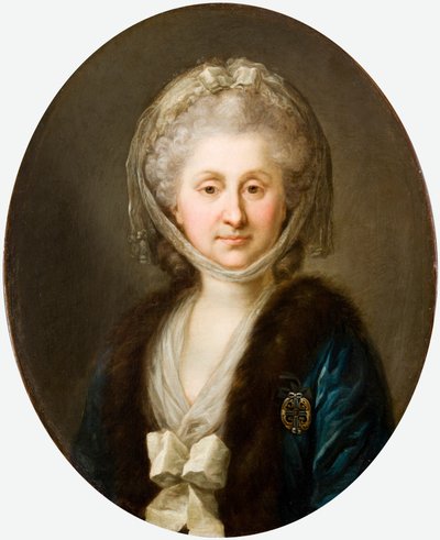 Polish: Portret Ludwiki z Poniatowskich Zamoyskiej Portrait of Ludwika Zamoyska née Poniatowska autorstwa Marcello Bacciarelli