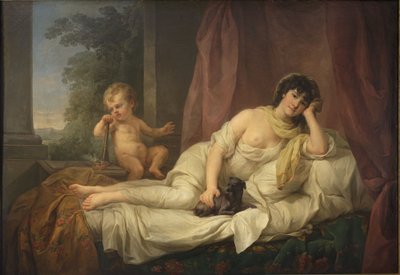 Polish:  Portret aktorki Anny Lampel Portret aktorki Anny Lampel autorstwa Marcello Bacciarelli