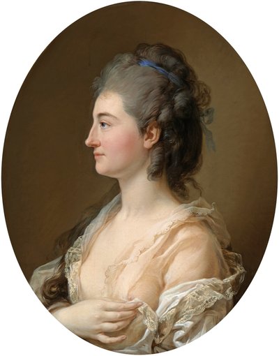 Portret Catheriny Gattai Tomatis (Thomatis). autorstwa Marcello Bacciarelli