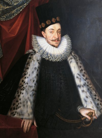 Portret Zygmunta III Wazy, króla Szwecji i Polski, autorstwa Marcina Kobera, obraz autorstwa Marcin Kober