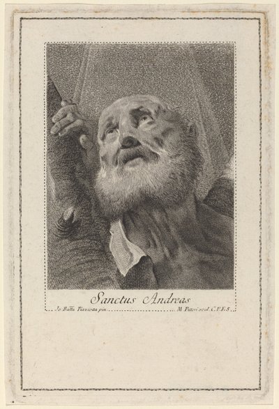 Święty Andrzej autorstwa Marco Alvise Pitteri after Giovanni Battista Piazzetta