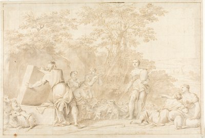 Jakub i Rachela przy studni autorstwa Marcantonio Franceschini