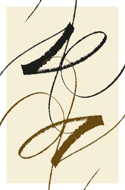 Taniec, 2014 (tusz na papierze) autorstwa Marco Campedelli