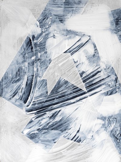 Geometryczna biel, 2024 (mixed media) autorstwa Marco Campedelli
