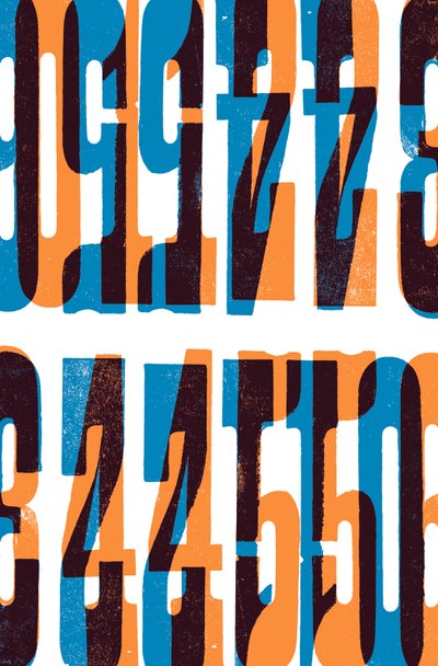 Numbers, 2014 (druk drzeworytniczy) autorstwa Marco Campedelli