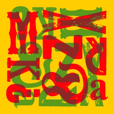Texture Brasil, 2016 (wydruk drzeworytniczy) autorstwa Marco Campedelli