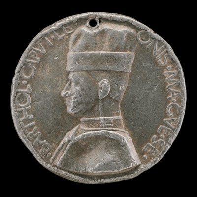 Bartolommeo Colleone z Bergamo, 1400-1475, Condottiere [awers], 1454 lub później. autorstwa Marco Guidizani