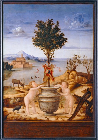 Paysage allegorique - krajobraz alegoryczny ... autorstwa Marco Marziale
