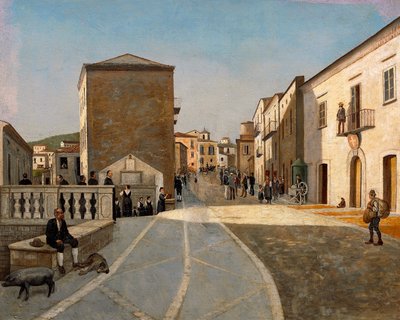 Widok Casacalendy (olej na płótnie) autorstwa Marco di Gregorio