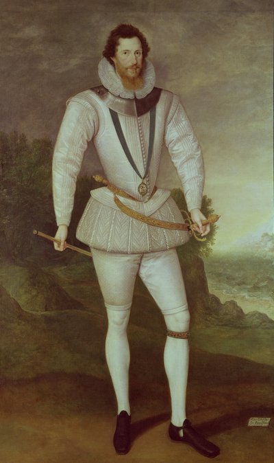 Robert Devereux, 2. hrabia Essex, c. 1596 autorstwa Marcus Garret Gheeraerts the Younger