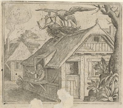 Bajka o bocianach i ich religii autorstwa Marcus Gheeraerts (I) (attributed to)
