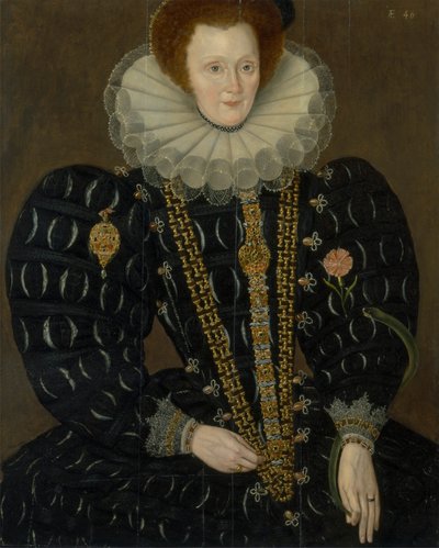 Kobieta o imieniu Lady Elżbieta Knightley autorstwa Marcus Gheeraerts the Younger