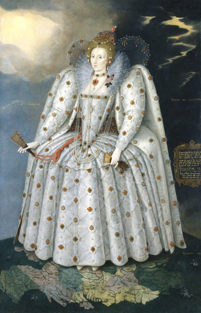 Królowa Elżbieta I ("Portret z Ditchley") autorstwa Marcus Gheeraerts the Younger
